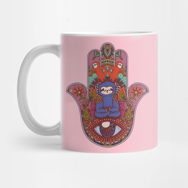 Hamsa Sloth by huebucket